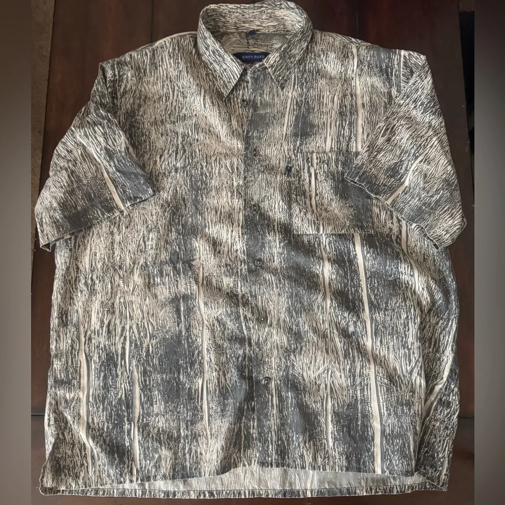 King’s Road Men's Camo Shirt XL (43/44) - Picture 2 of 8